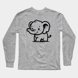 Elephant Calf Long Sleeve T-Shirt